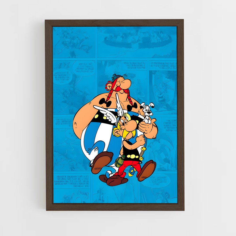 ap-asterix-3 cadre Bois foncé