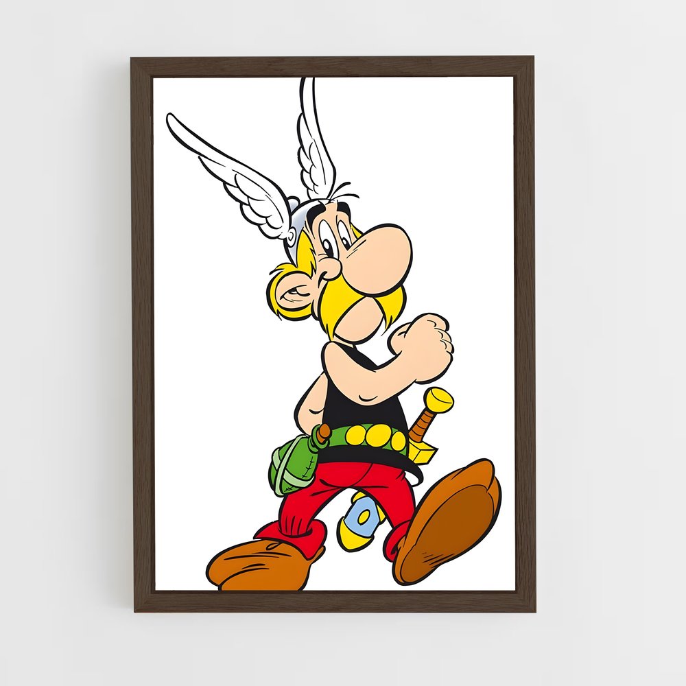 ap-asterix-4 cadre Bois foncé