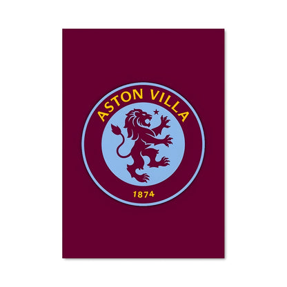 Poster Aston Villa: Fierté et Passion