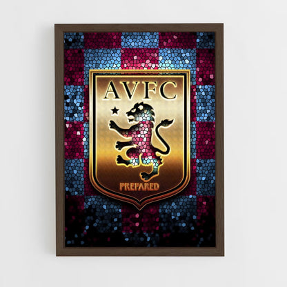ap-aston villa fc-5 cadre Bois foncé