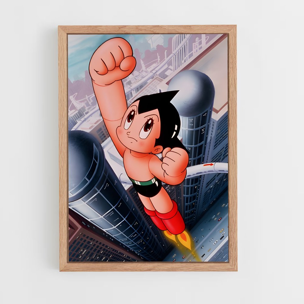 ap-astro boy-1 cadre Bois clair