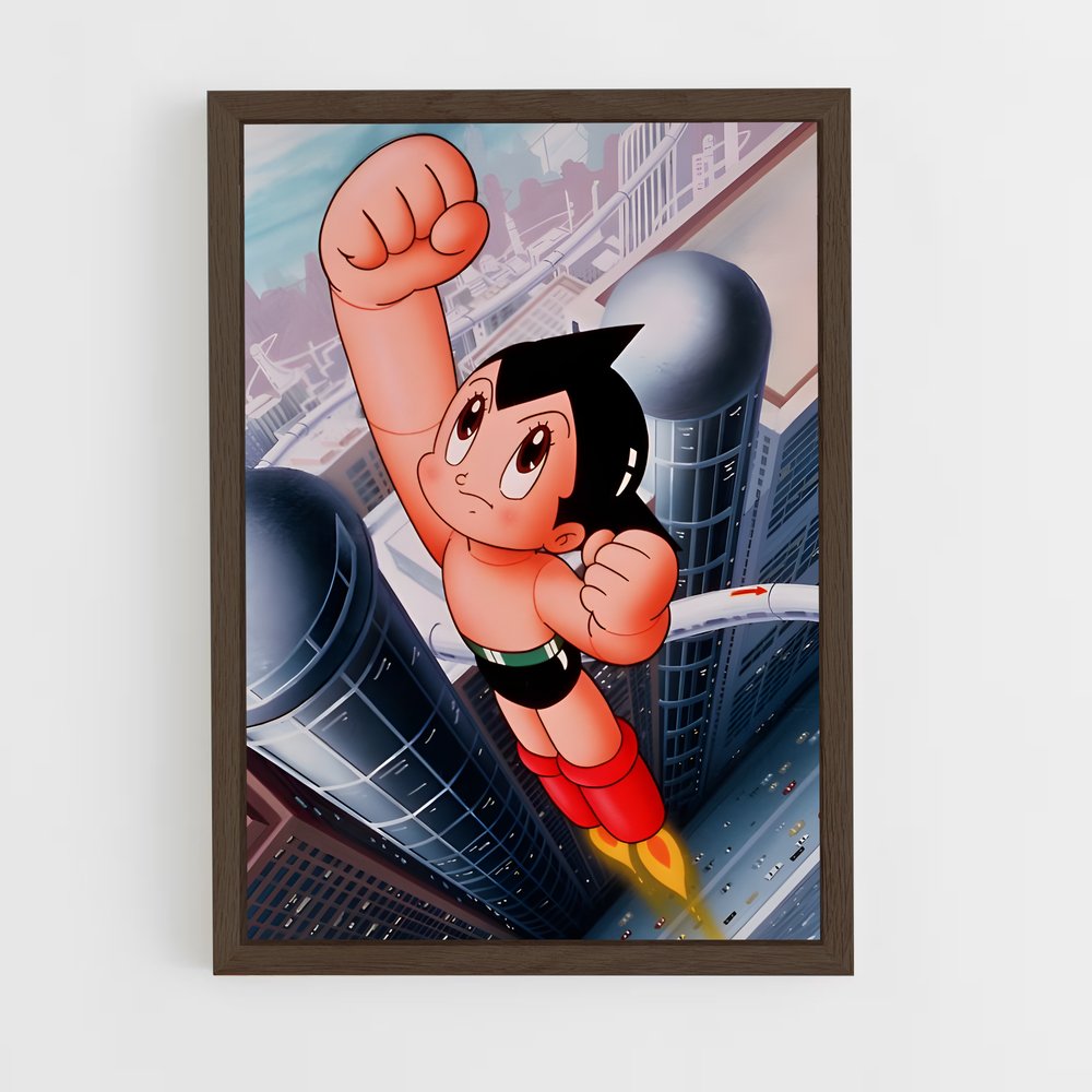 ap-astro boy-1 cadre Bois foncé