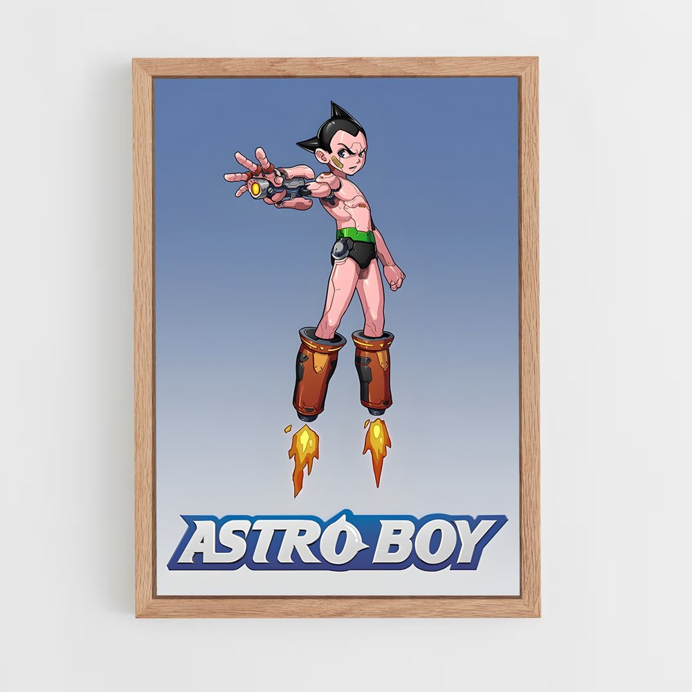 ap-astro boy-7 cadre Bois clair