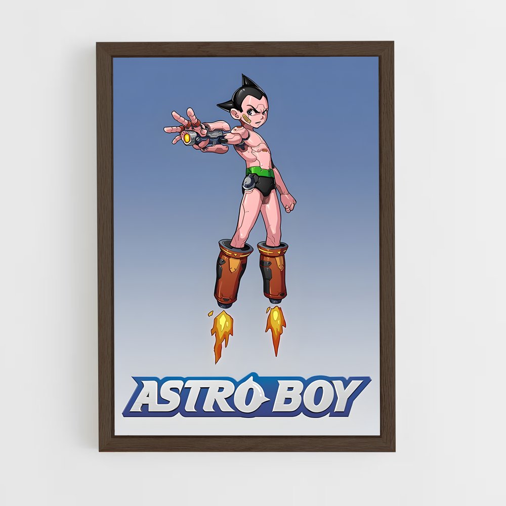 ap-astro boy-7 cadre Bois foncé