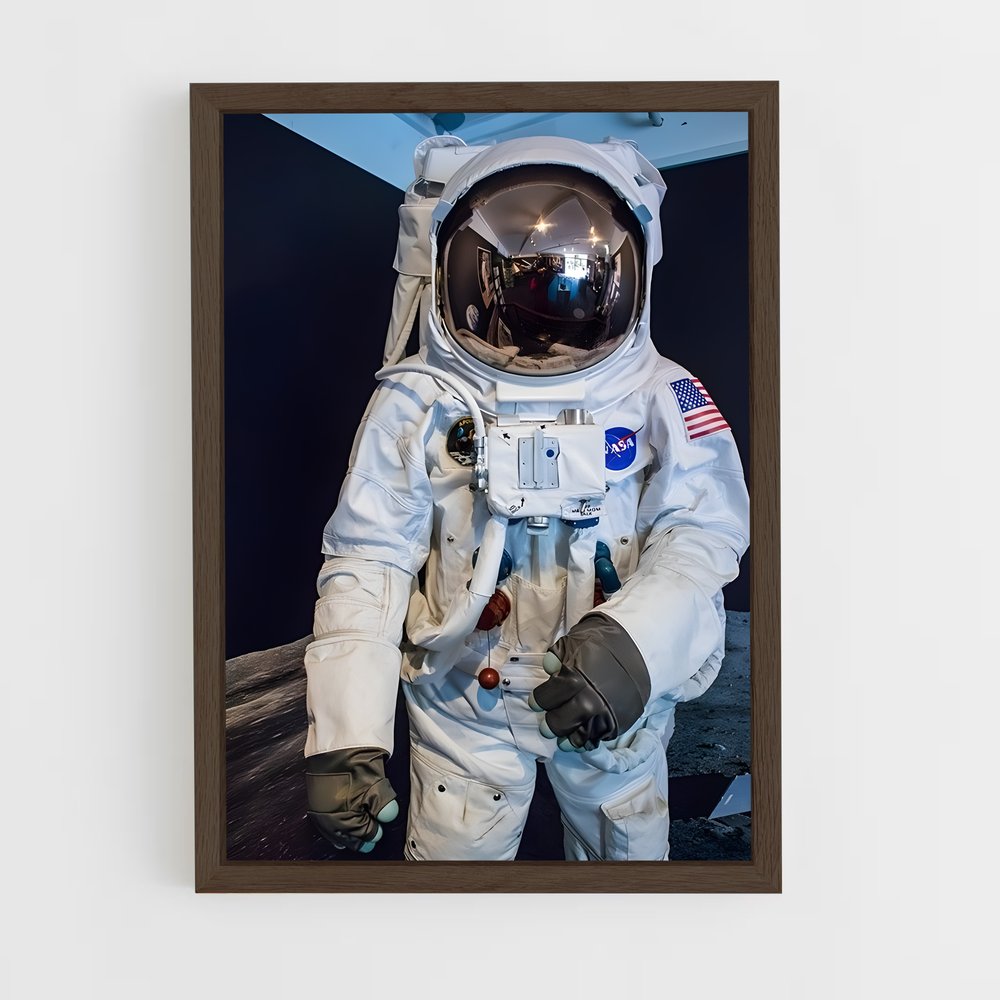 ap-astronaut-10 cadre Bois foncé