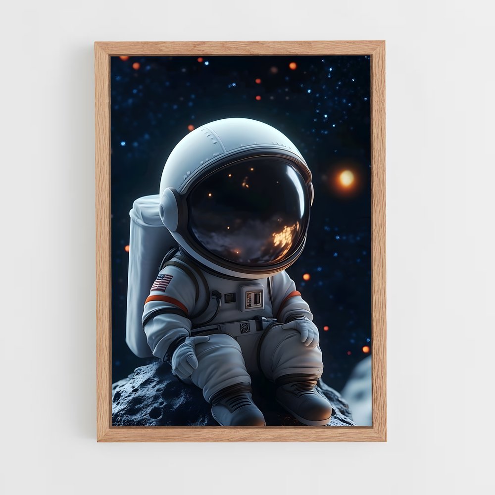 ap-astronaut-15 cadre Bois clair