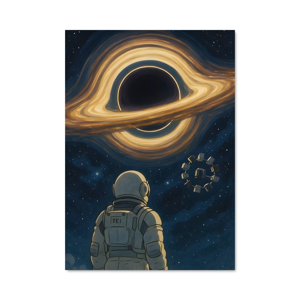 Poster L'Astronaute et le Trou Noir
