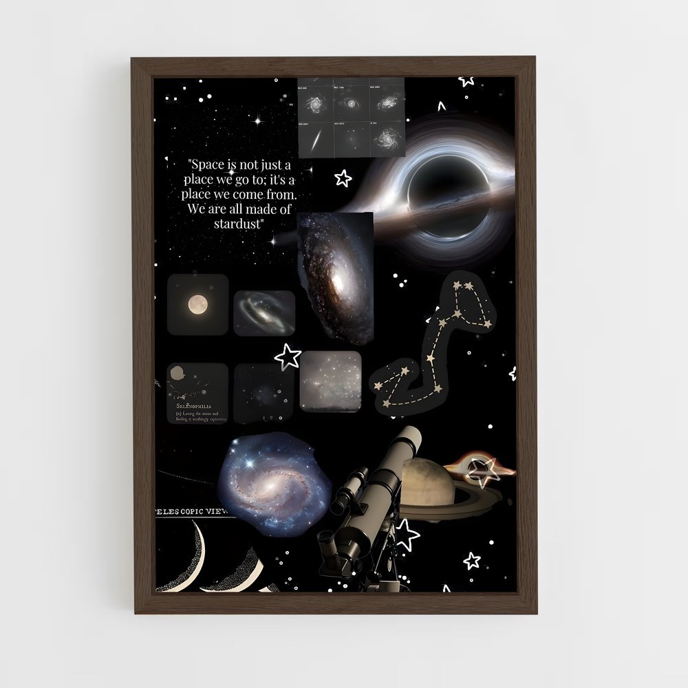 ap-astronomy-10 cadre Bois foncé