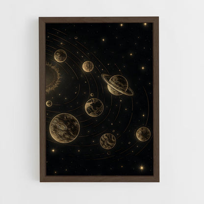 ap-astronomy-3 cadre Bois foncé