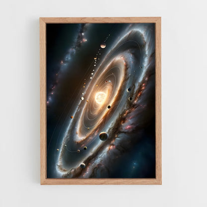 ap-astronomy-4 cadre Bois clair