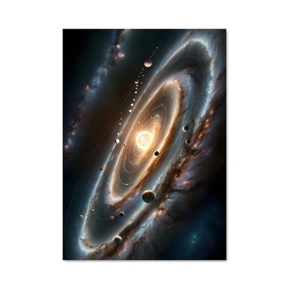 Poster Galaxie Étoilée