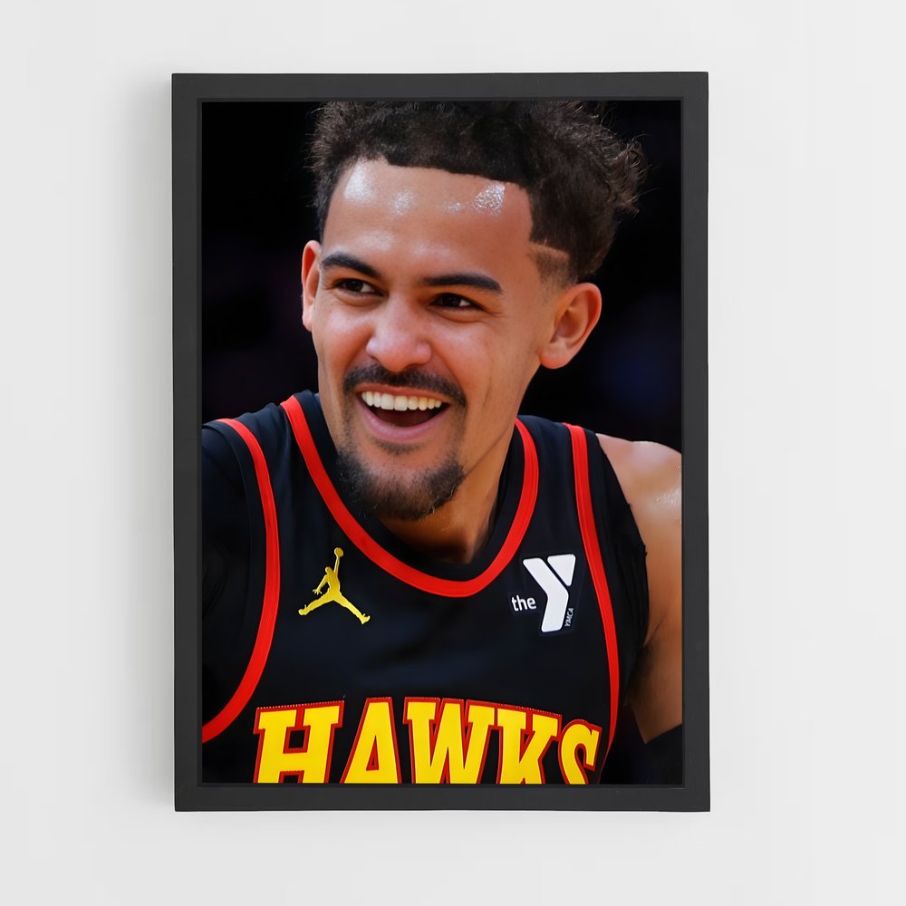 ap-atlanta hawks-7 cadre Noir