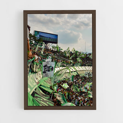 ap-atletico nacional medellin-7 cadre Bois foncé