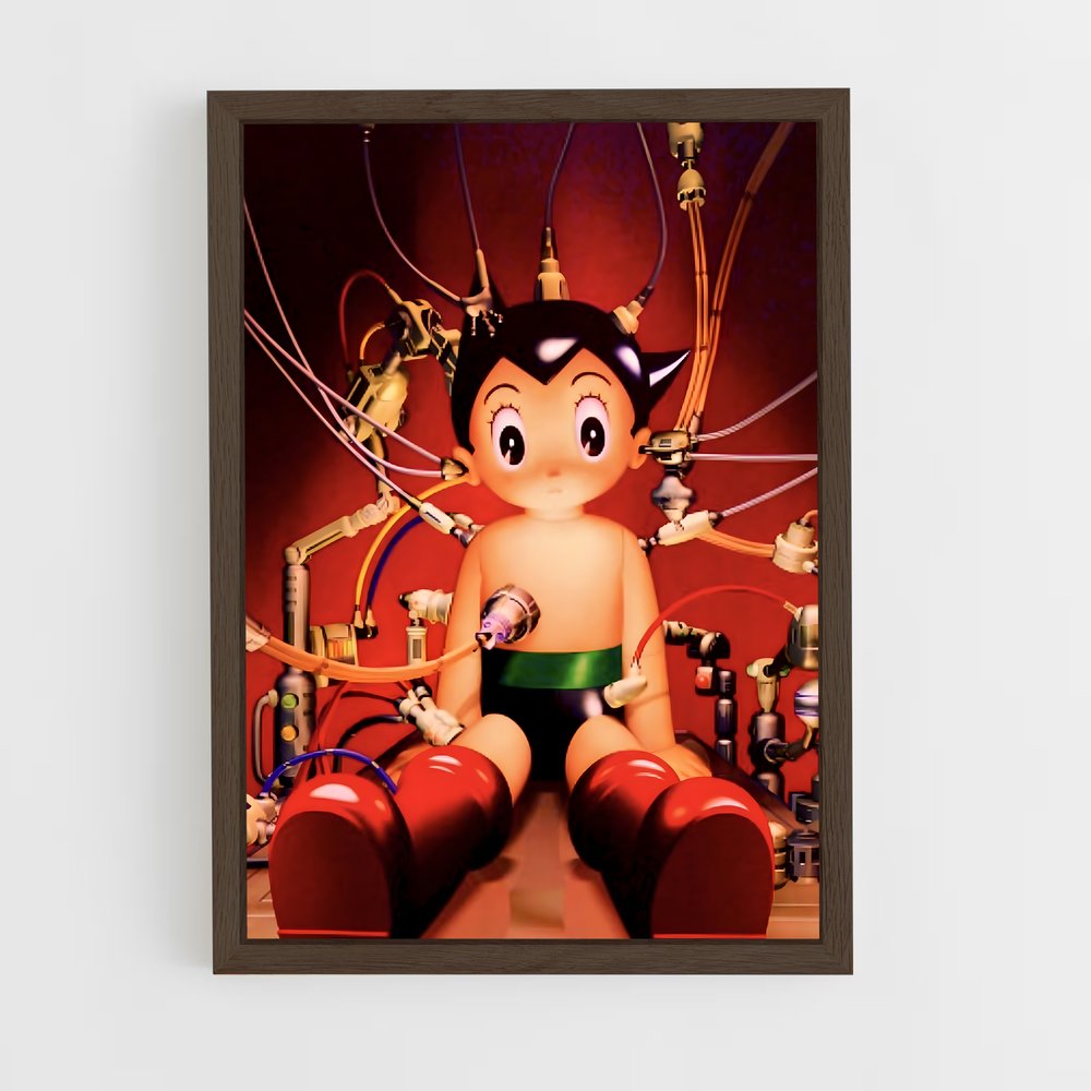 ap-atom astro boy-1 cadre Bois foncé