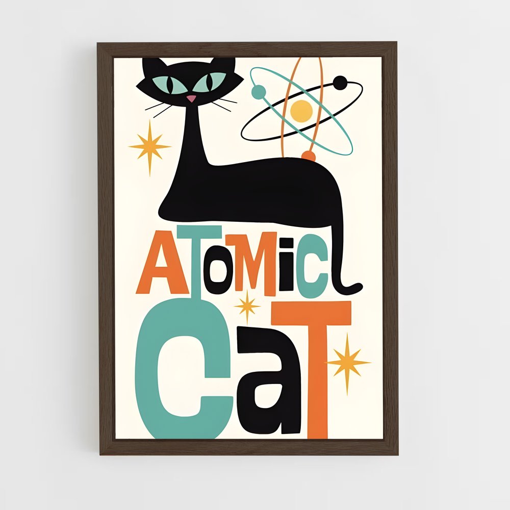 ap-atomic age-16 cadre Bois foncé