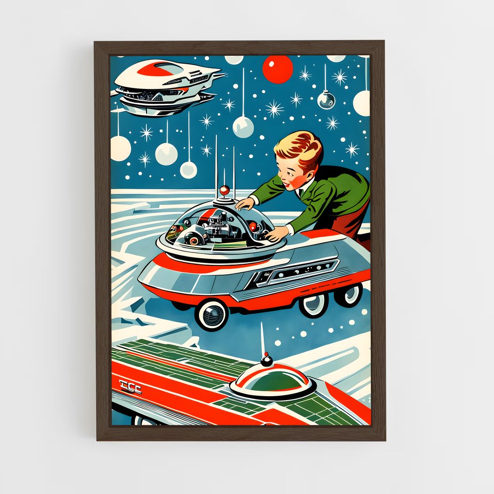 ap-atomic age-8 cadre Bois foncé