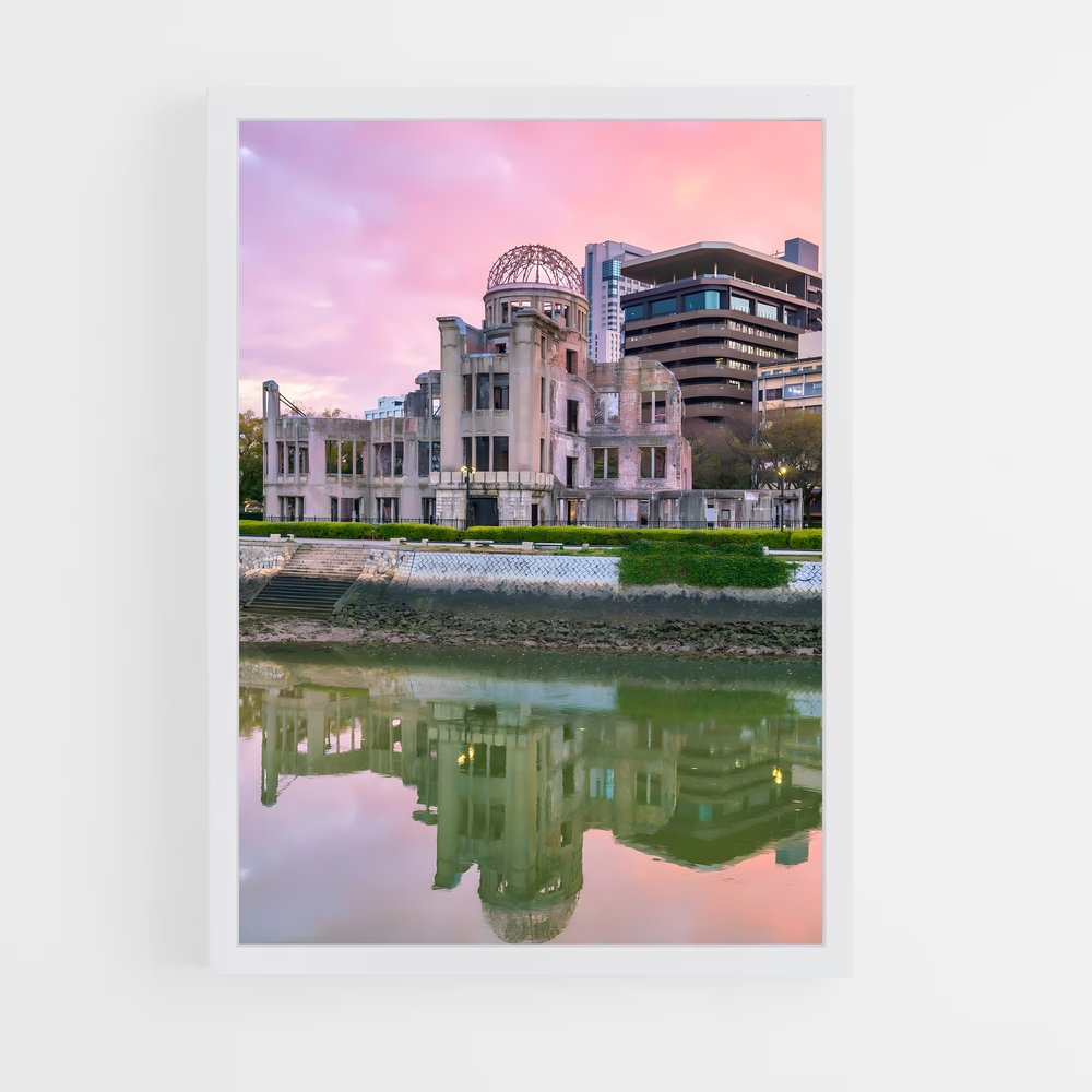 ap-atomic bomb dome-3 cadre Blanc