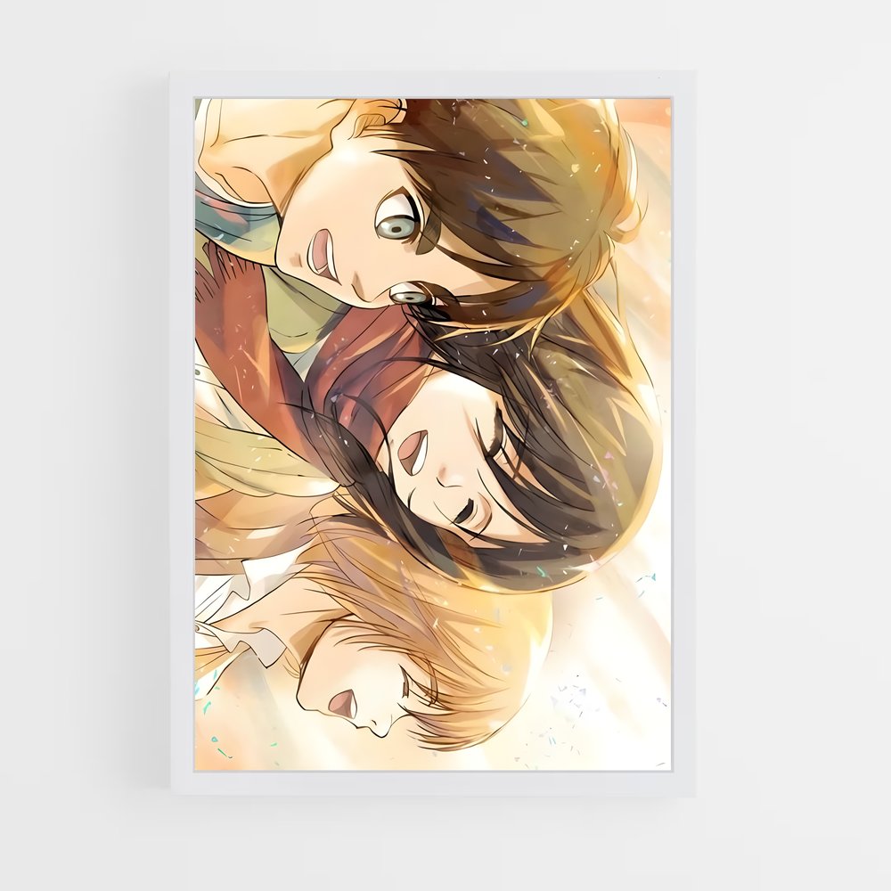ap-attack on titan-1 cadre Blanc