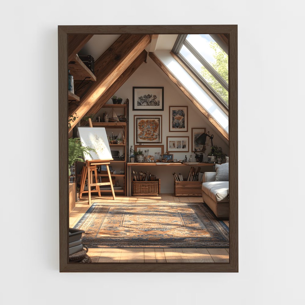 ap-attic-2 cadre Bois foncé