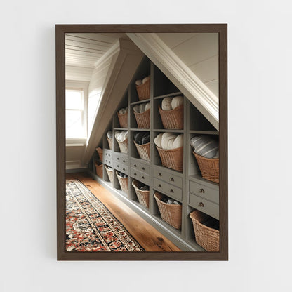 ap-attic-4 cadre Bois foncé