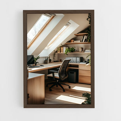 ap-attic-8 cadre Bois foncé