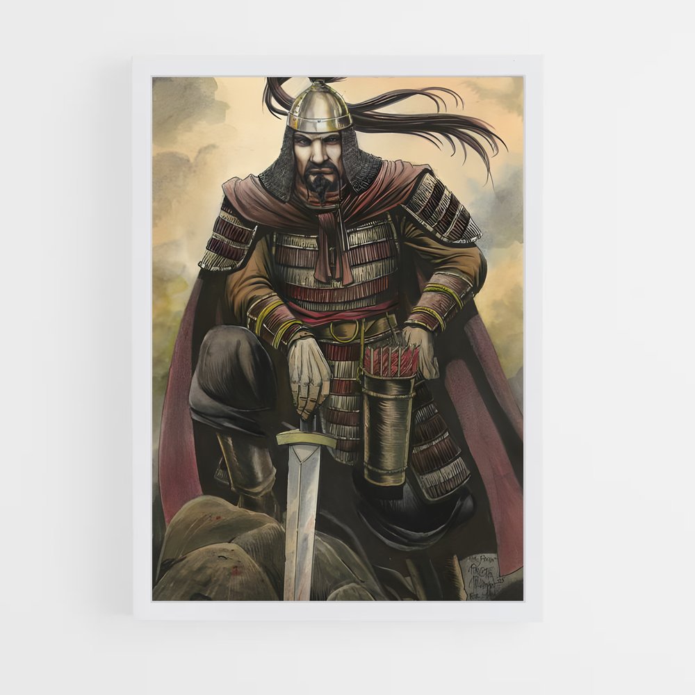 ap-attila the hun-1 cadre Blanc