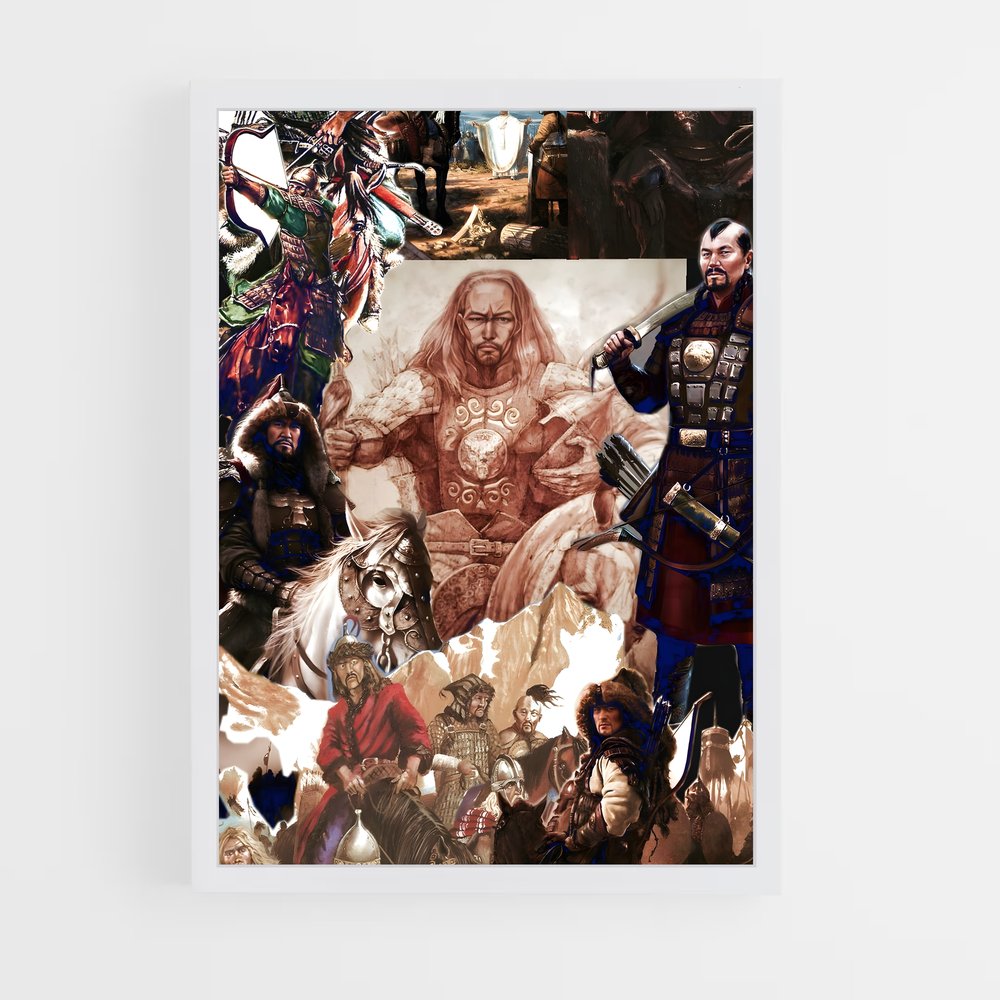 ap-attila the hun-2 cadre Blanc