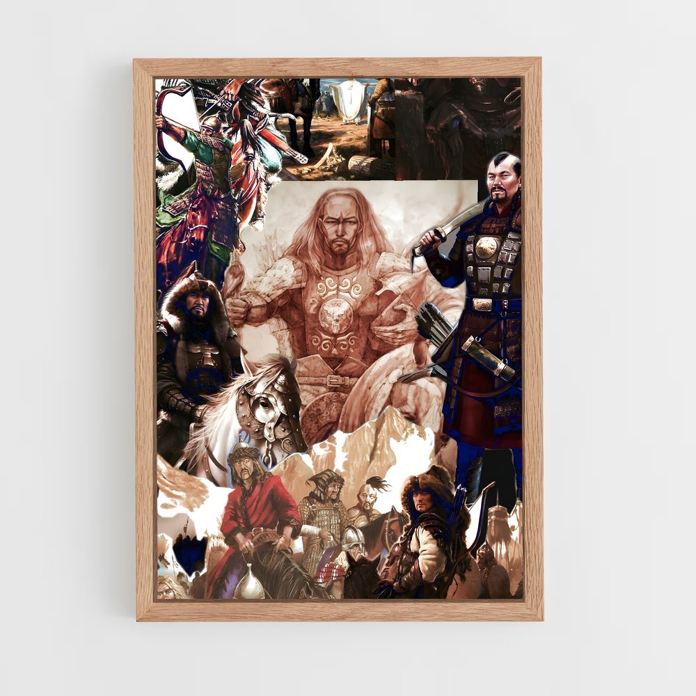 ap-attila the hun-2 cadre Bois clair