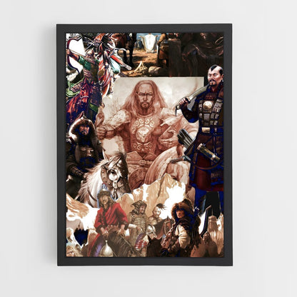 ap-attila the hun-2 cadre Noir
