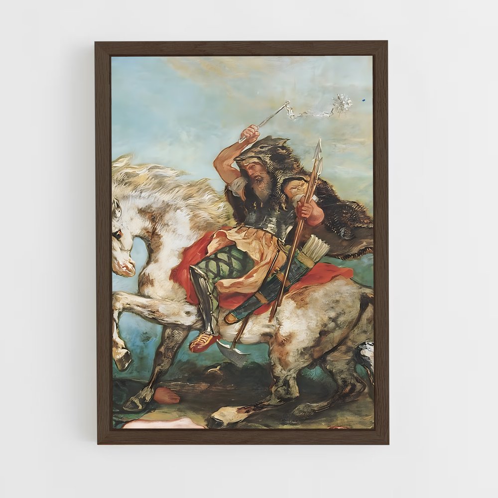 ap-attila the hun-3 cadre Bois foncé