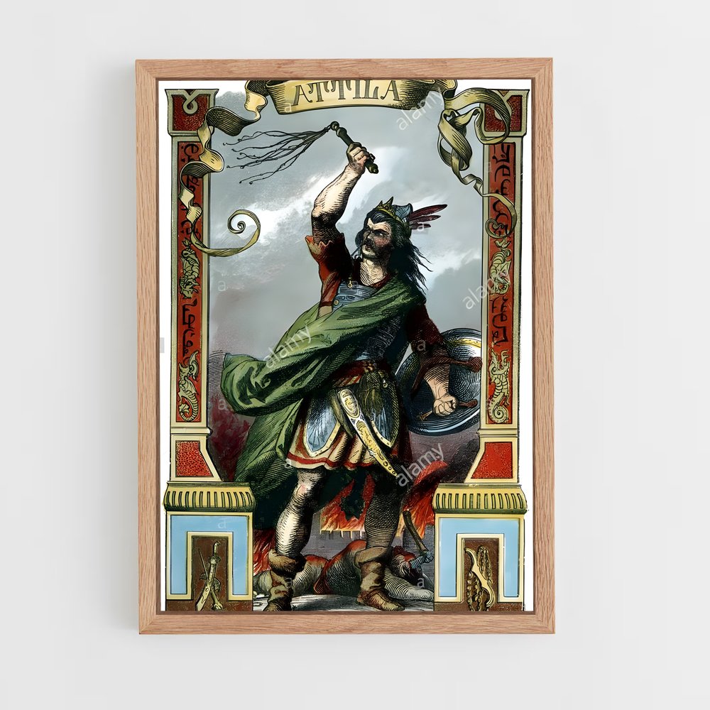 ap-attila the hun-4 cadre Bois clair