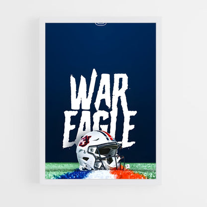 ap-auburn tigers-4 cadre Blanc