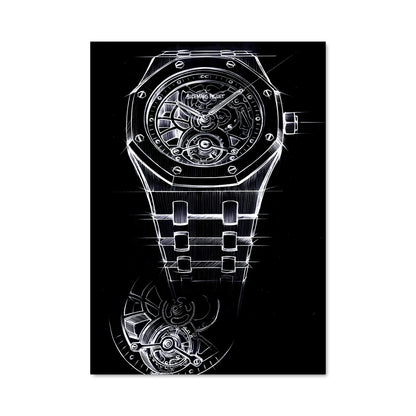 Poster Chrono Noir