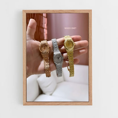 ap-audemars piguet-2 cadre Bois clair