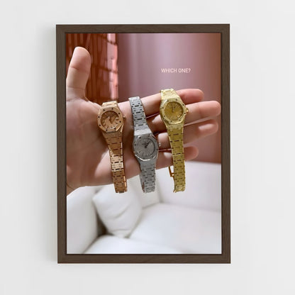 ap-audemars piguet-2 cadre Bois foncé