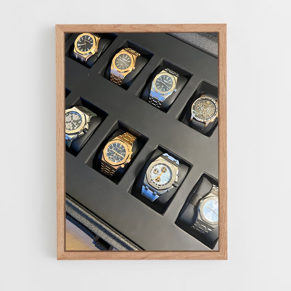 ap-audemars piguet-3 cadre Bois clair