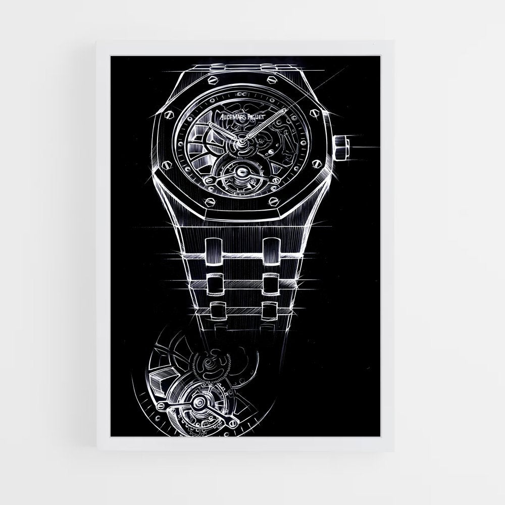 ap-audemars piguet-4 cadre Blanc