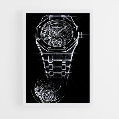 ap-audemars piguet-4 cadre Blanc