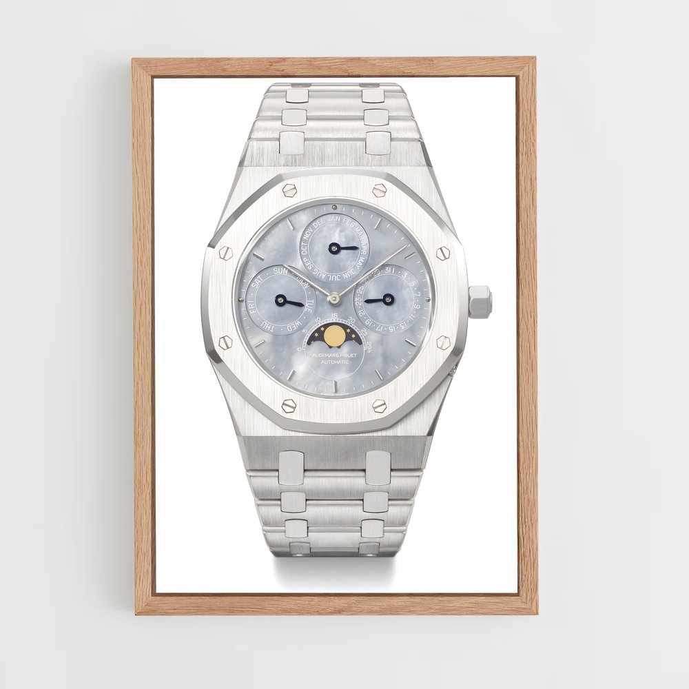 ap-audemars piguet-5 cadre Bois clair