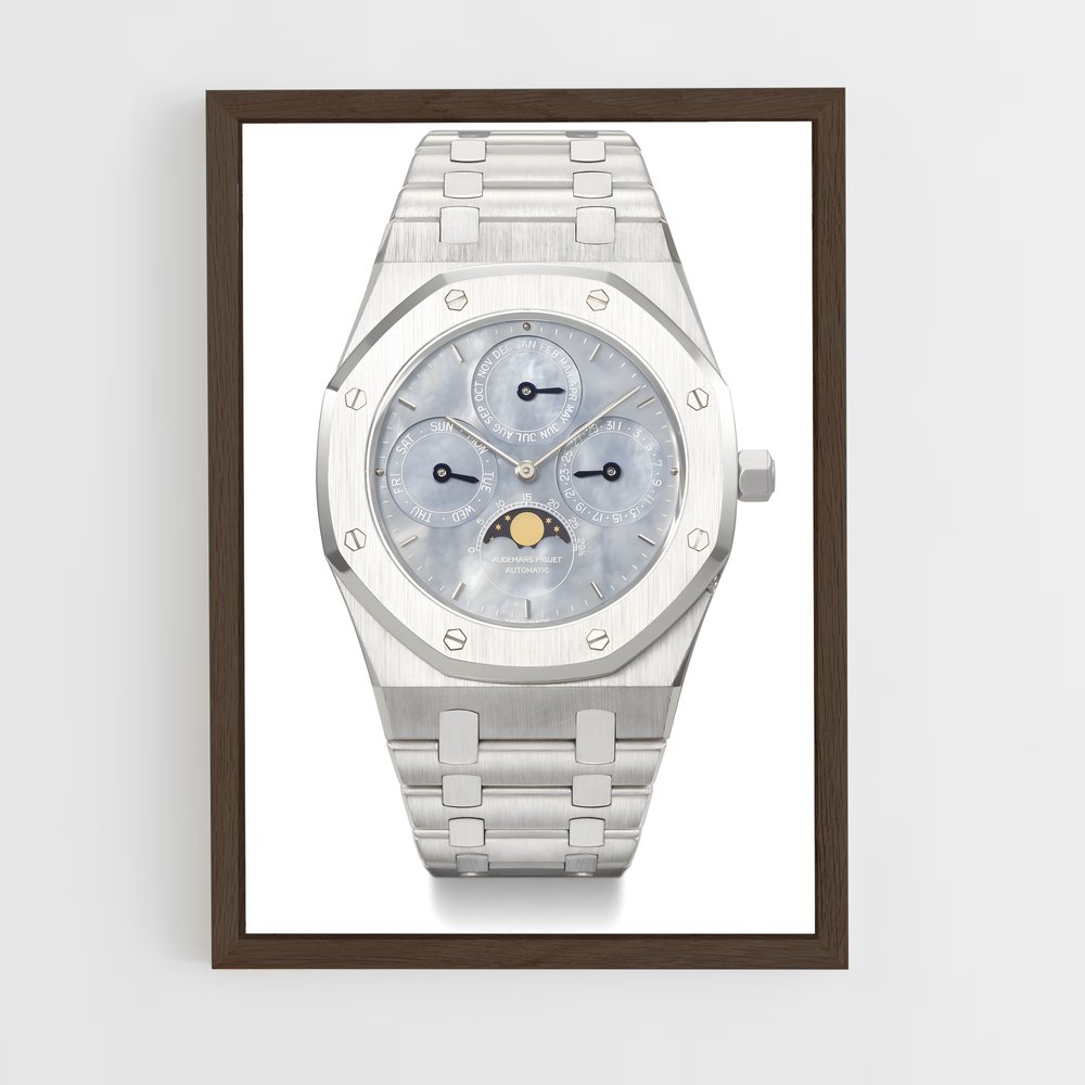 ap-audemars piguet-5 cadre Bois foncé