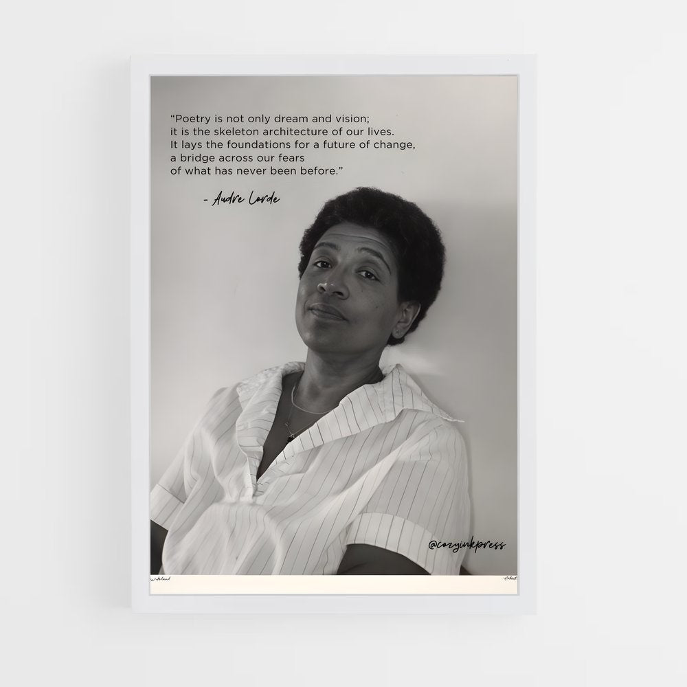 ap-audre lorde-5 cadre Blanc