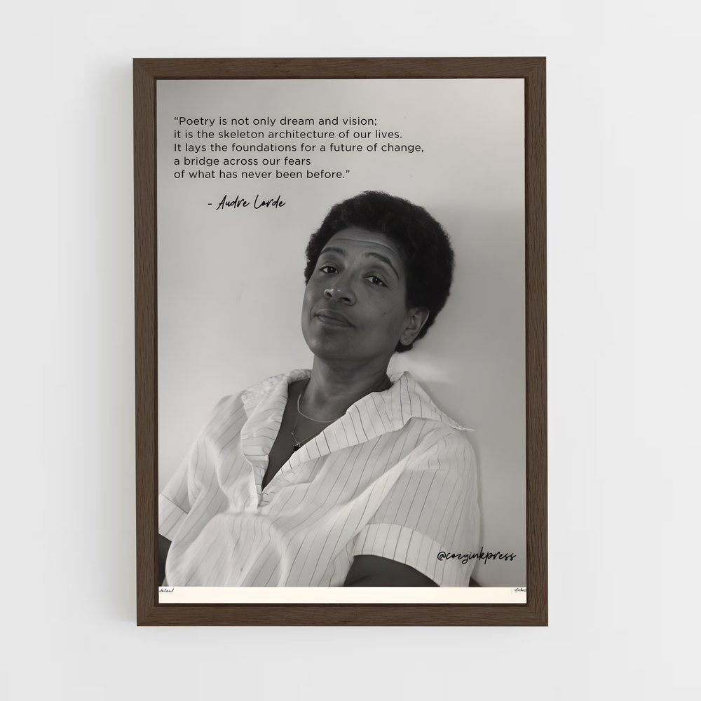 ap-audre lorde-5 cadre Bois foncé