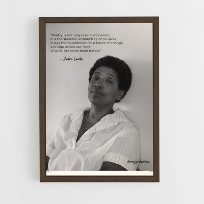 ap-audre lorde-5 cadre Bois foncé