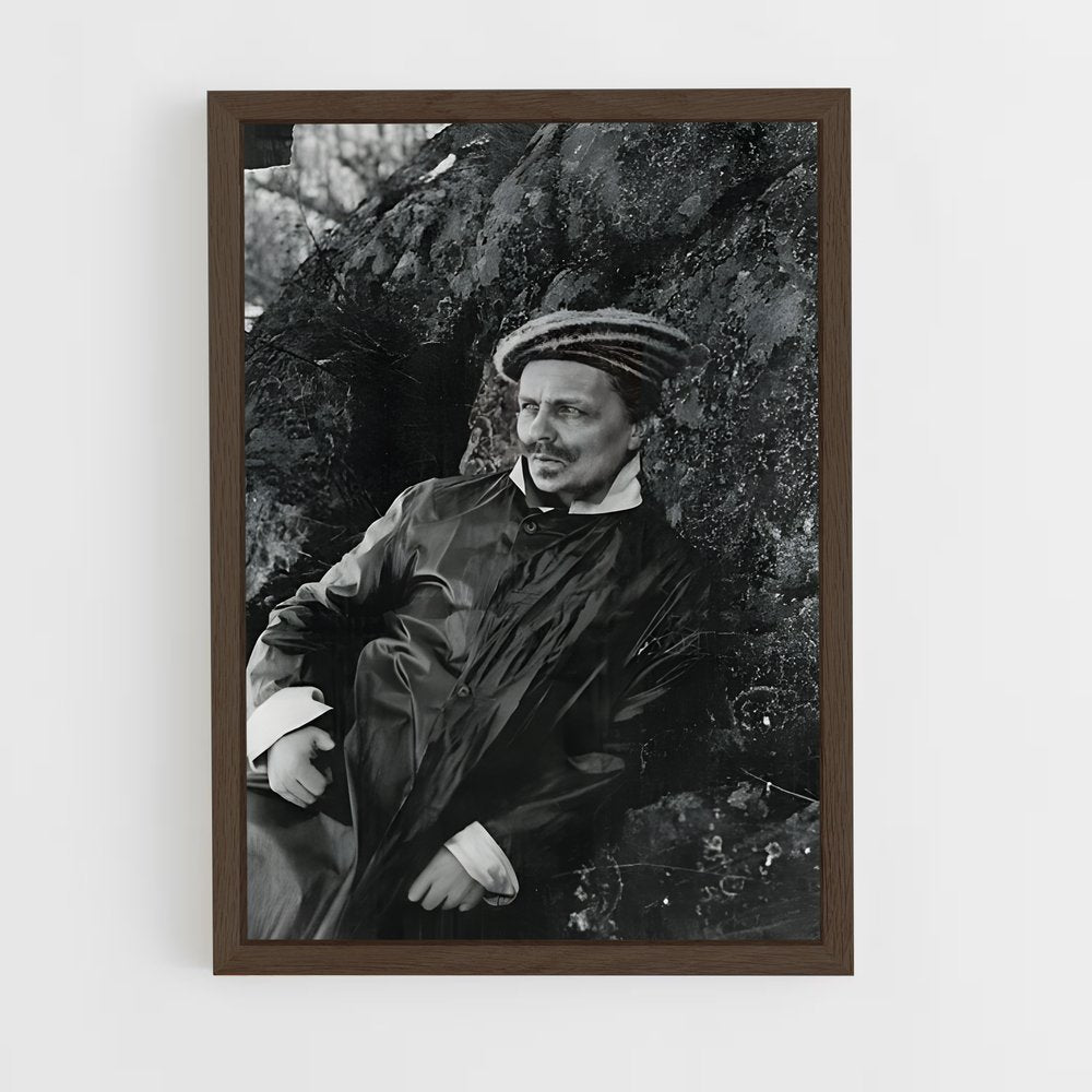 ap-august strindberg-3 cadre Bois foncé