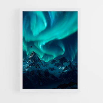 ap-aurora borealis-17 cadre Blanc