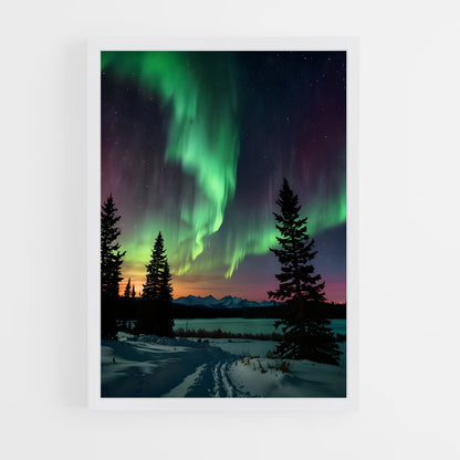 ap-aurora borealis-21 cadre Blanc