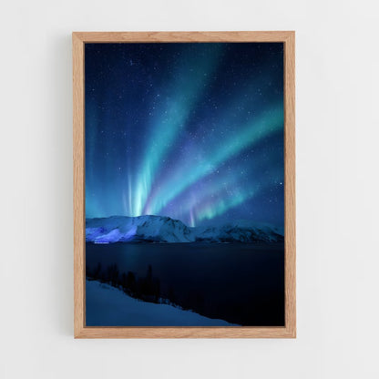 ap-aurora borealis-29 cadre Bois clair