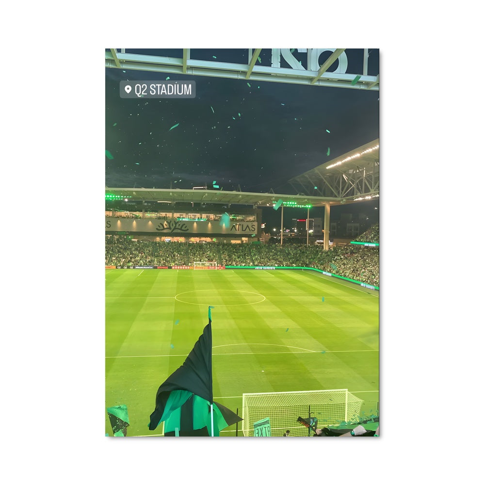 Poster Le Stade Enflammé