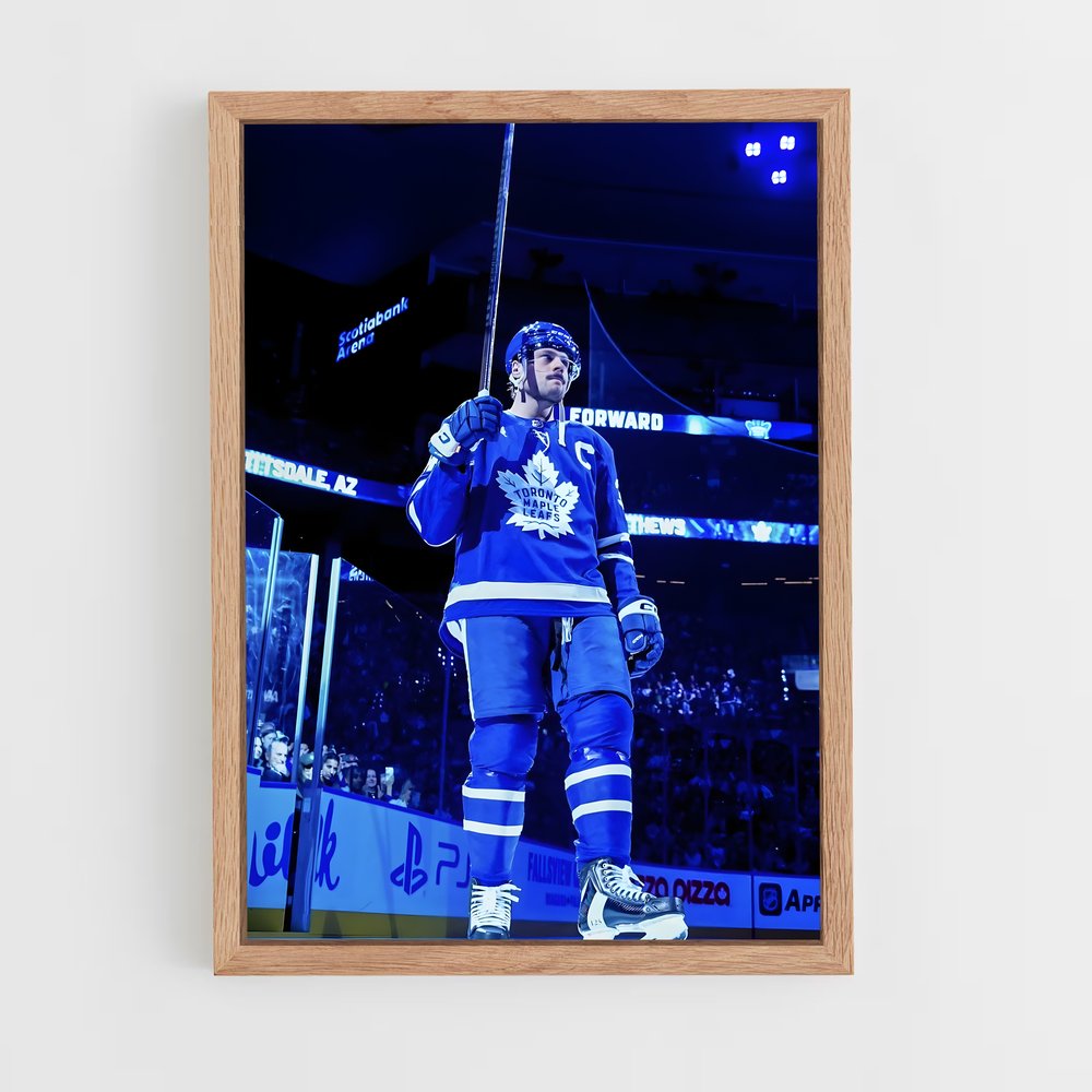 ap-auston matthews-1 cadre Bois clair