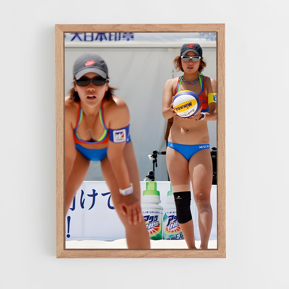 ap-australia national beach volleyball team-6 cadre Bois clair